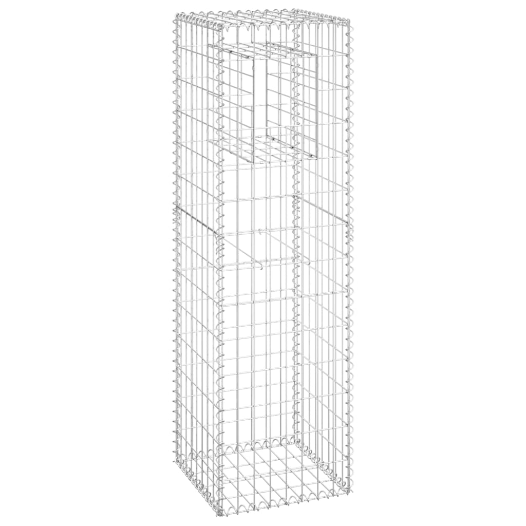Gabionsøjle 40x40x140 cm jern