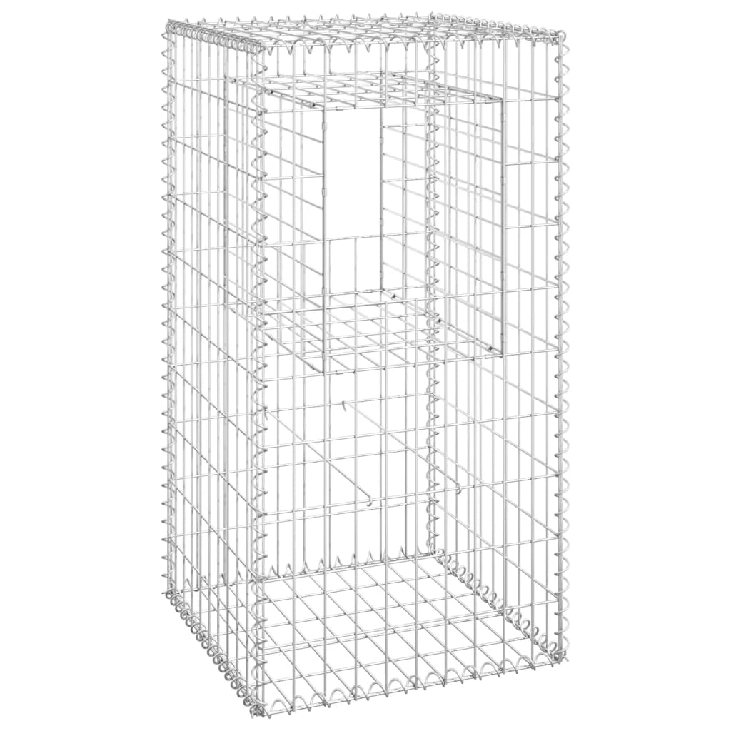 Gabionsøjle 50x50x100 cm jern