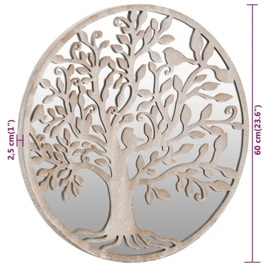 Gartenspiegel Sand 60x2,5 cm Eisen Rund