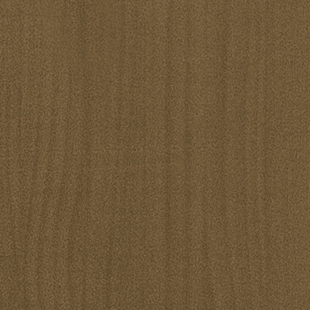 Bogreol/rumdeler Honningbrun 40x35x135 Massiv Fyr