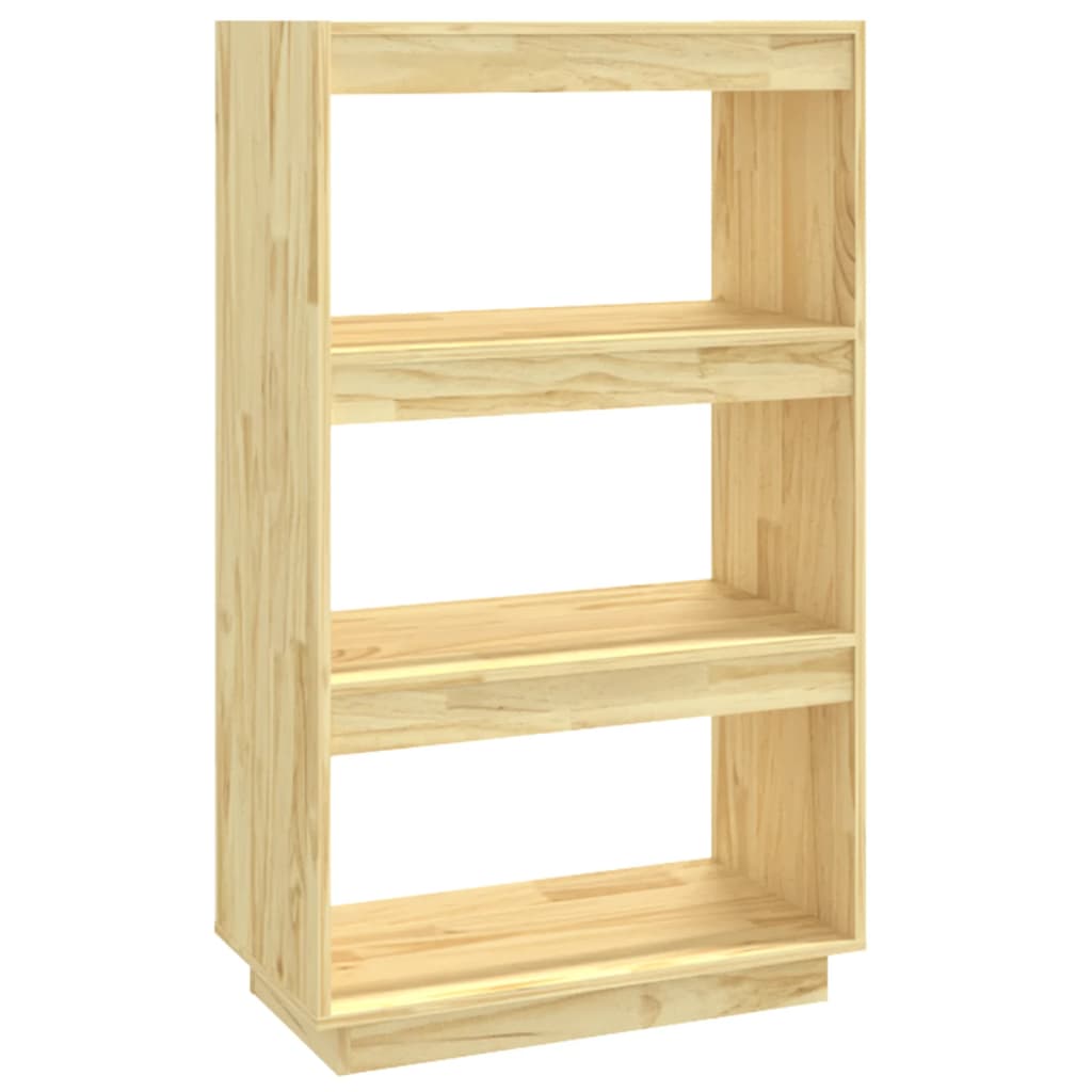 Bogreol/rumdeler 60x35x103 cm massiv fyrretræ