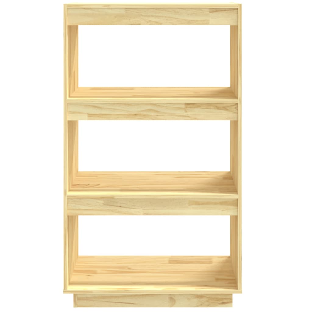 Bogreol/rumdeler 60x35x103 cm massiv fyrretræ