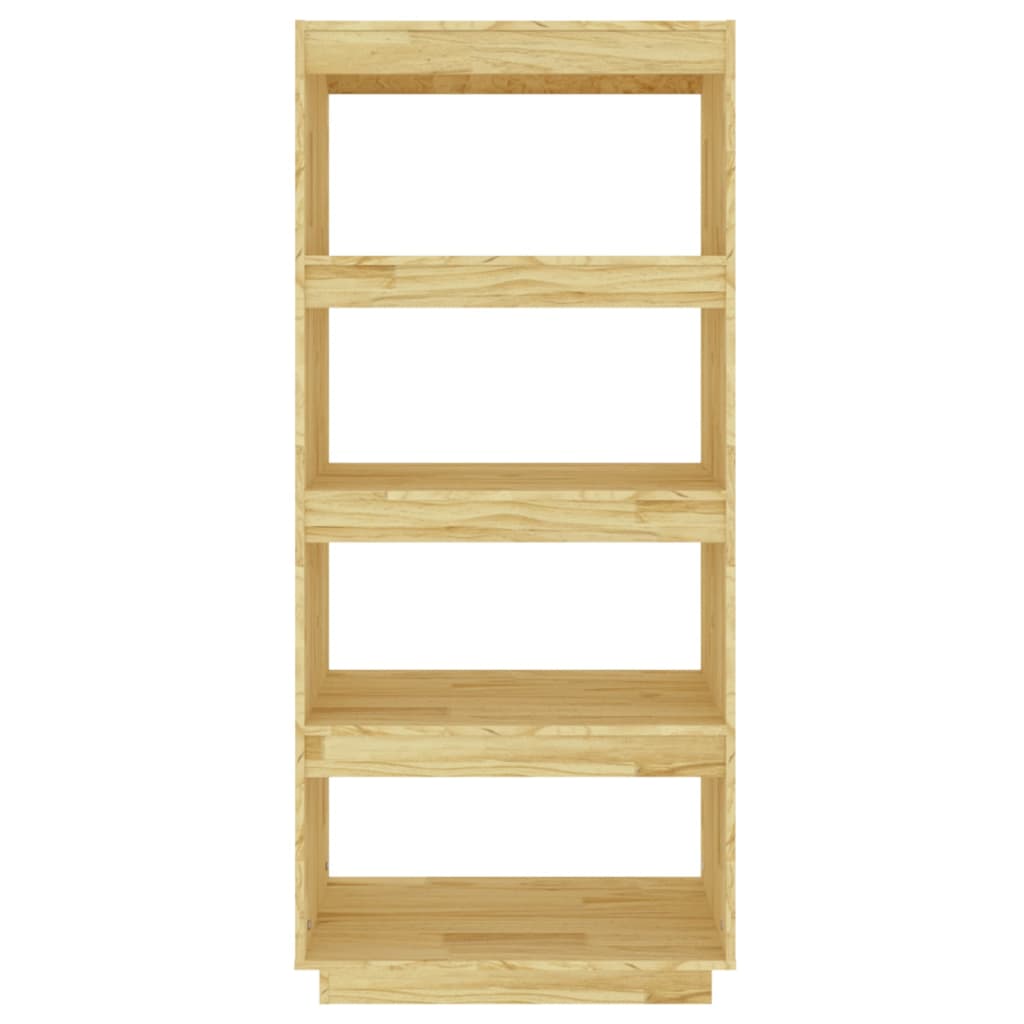 Bogreol/rumdeler 60x35x135 cm massiv fyrretræ