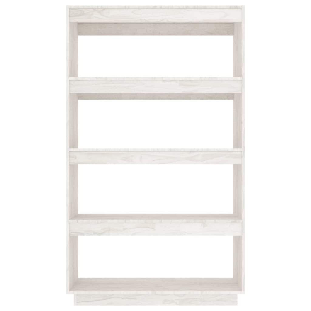 Reol/Rumadskiller Hvid 80x35x135 cm Massiv Fyr