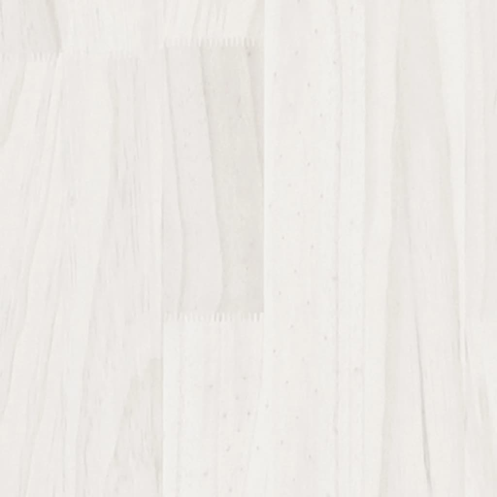 Reol/Rumadskiller Hvid 80x35x135 cm Massiv Fyr