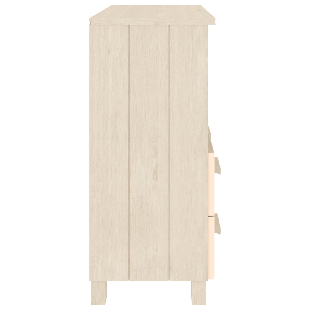 Skænk HAMAR honningbrun 85x35x80 cm massiv fyrretræ