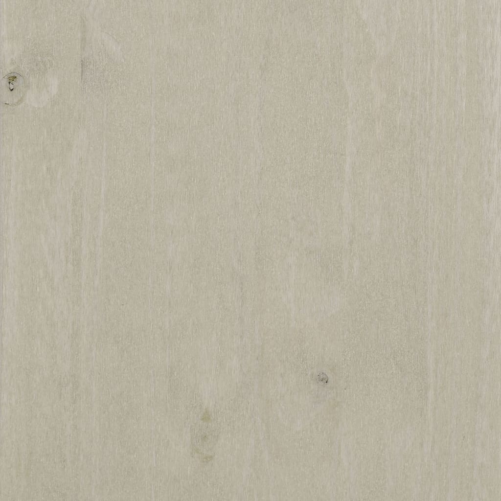 Skænk HAMAR Hvid 85x35x80 cm Massiv Fyr