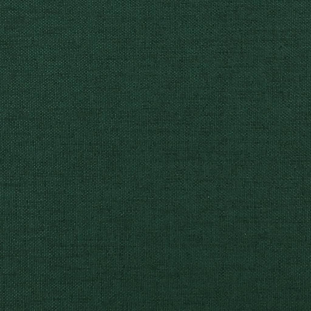 Fußhocker Dunkelgrün 45x29,5x35 cm Stoff