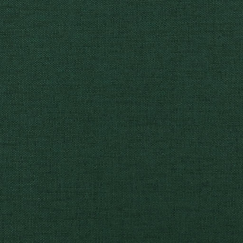 Fußhocker Dunkelgrün 60x60x36 cm Stoff
