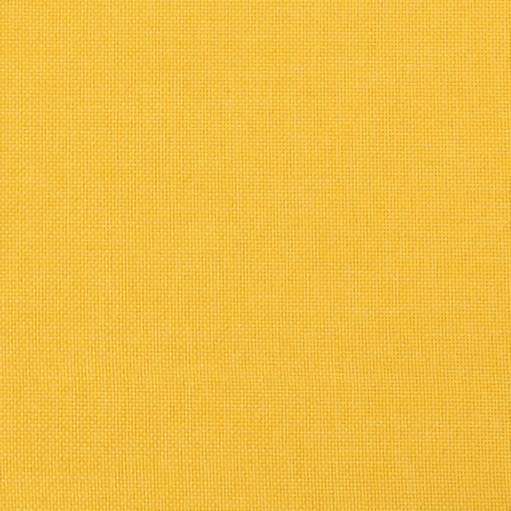 Fußhocker Senfgelb 60x60x36 cm Stoff