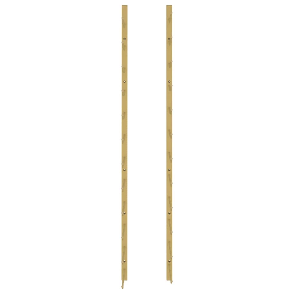 Vægvinreol til 36 flasker Golden Iron