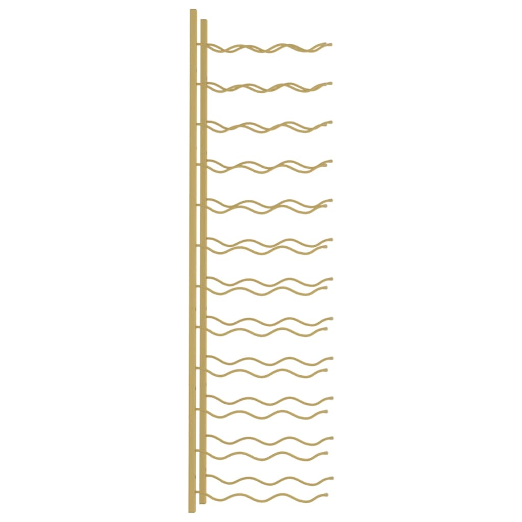 Vægvinreol til 36 flasker Golden Iron