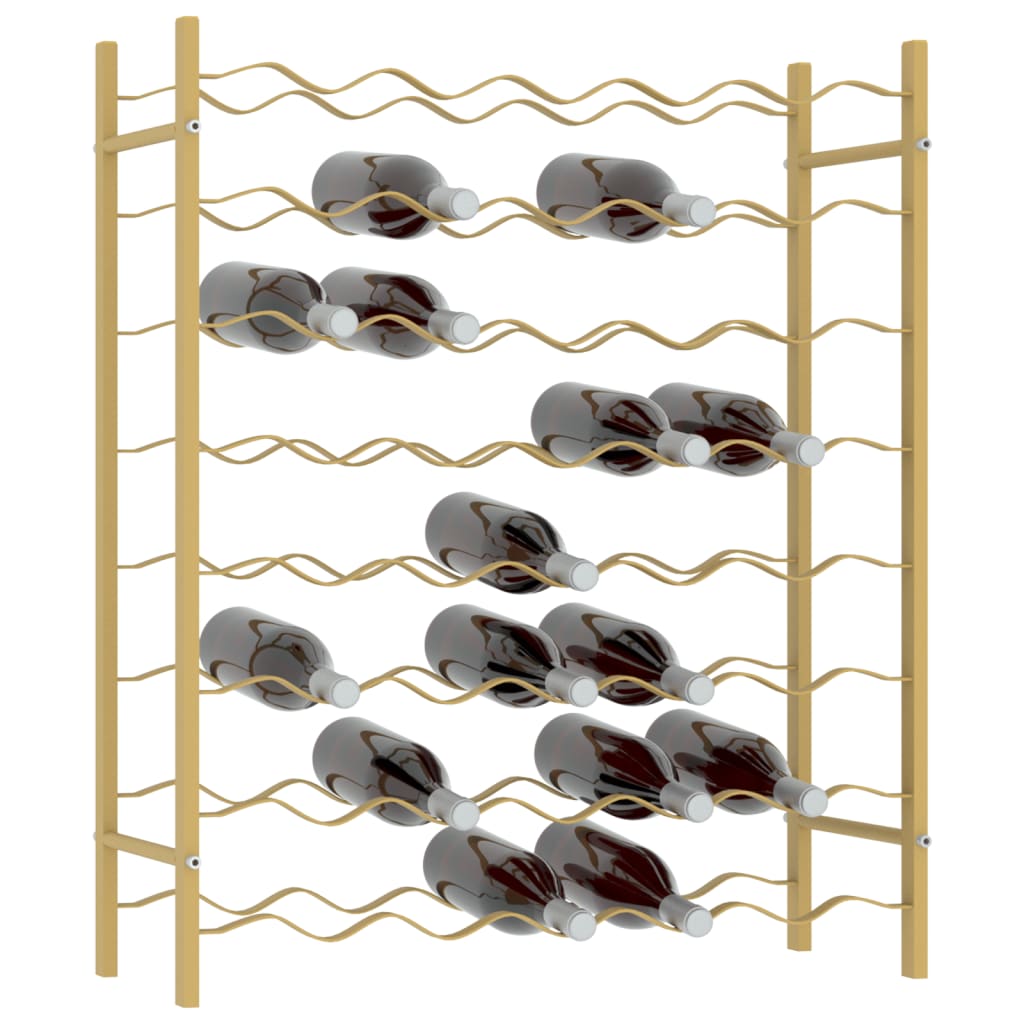 Vinreol til 48 flasker Golden Metal