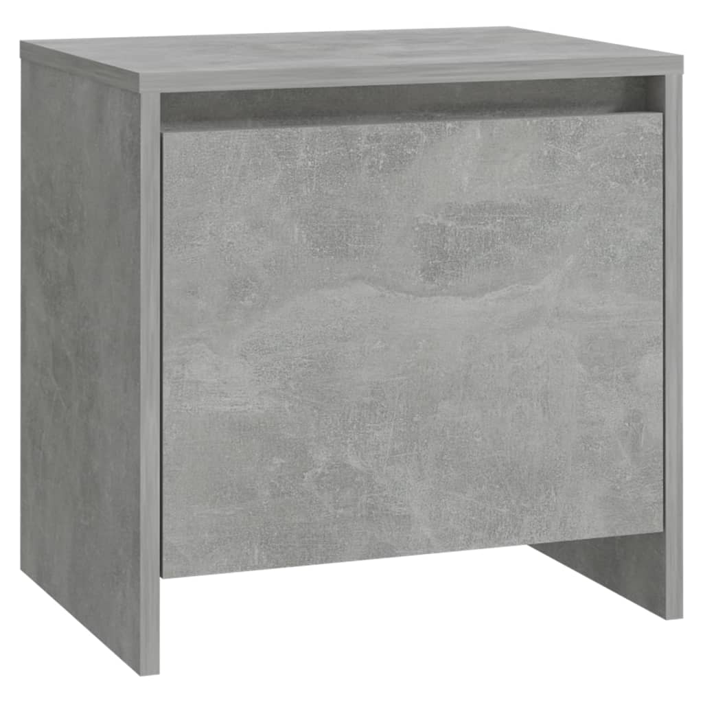 Nachttisch Betongrau 45x34x44,5 cm Holzwerkstoff