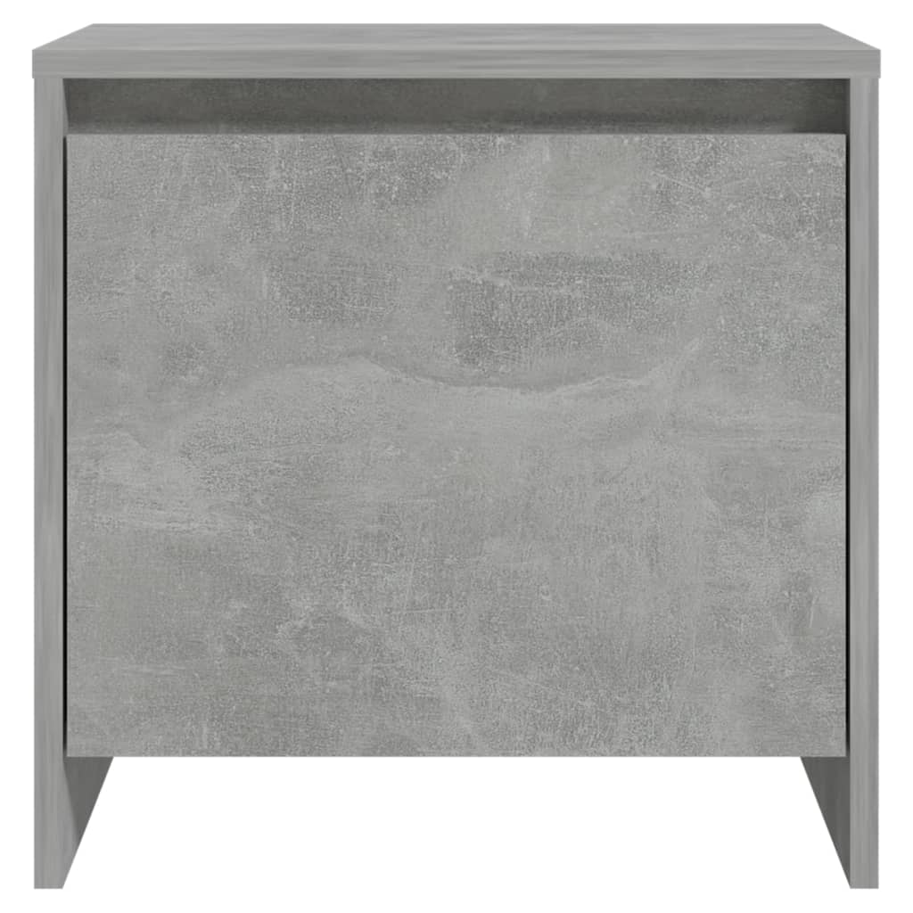 Nachttisch Betongrau 45x34x44,5 cm Holzwerkstoff