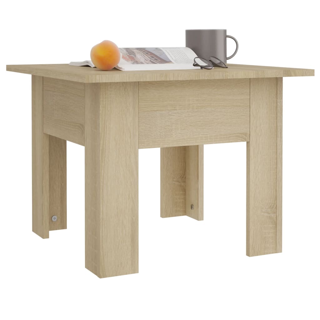 Couchtisch Sonoma-Eiche 55x55x42 cm Holzwerkstoff