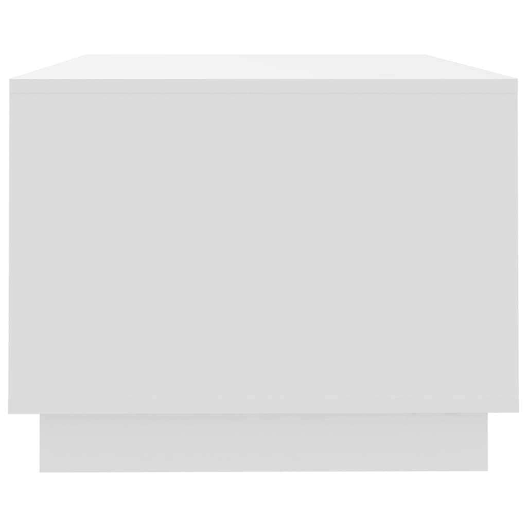 Sofabord Hvid 102x55x43 cm Træ Materiale