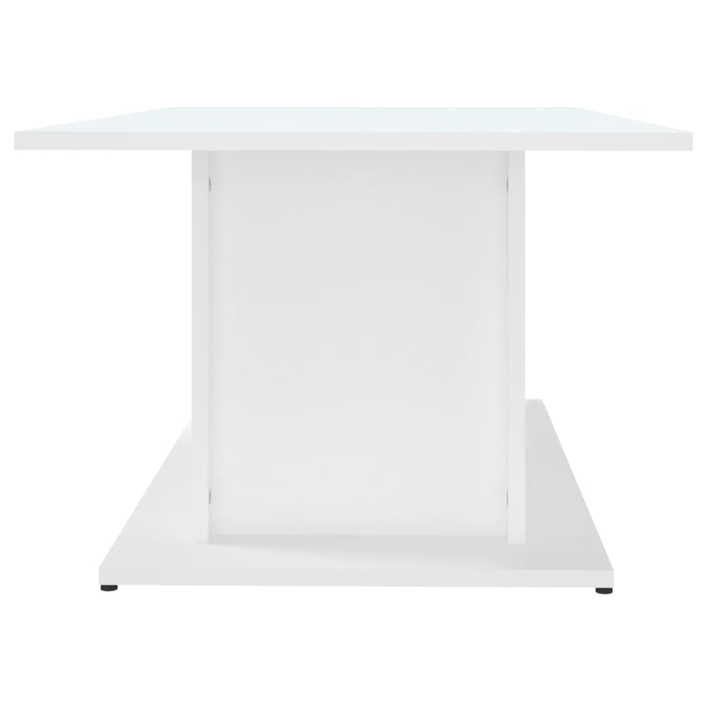 Sofabord Hvid 102x55,5x40 cm Træ Materiale