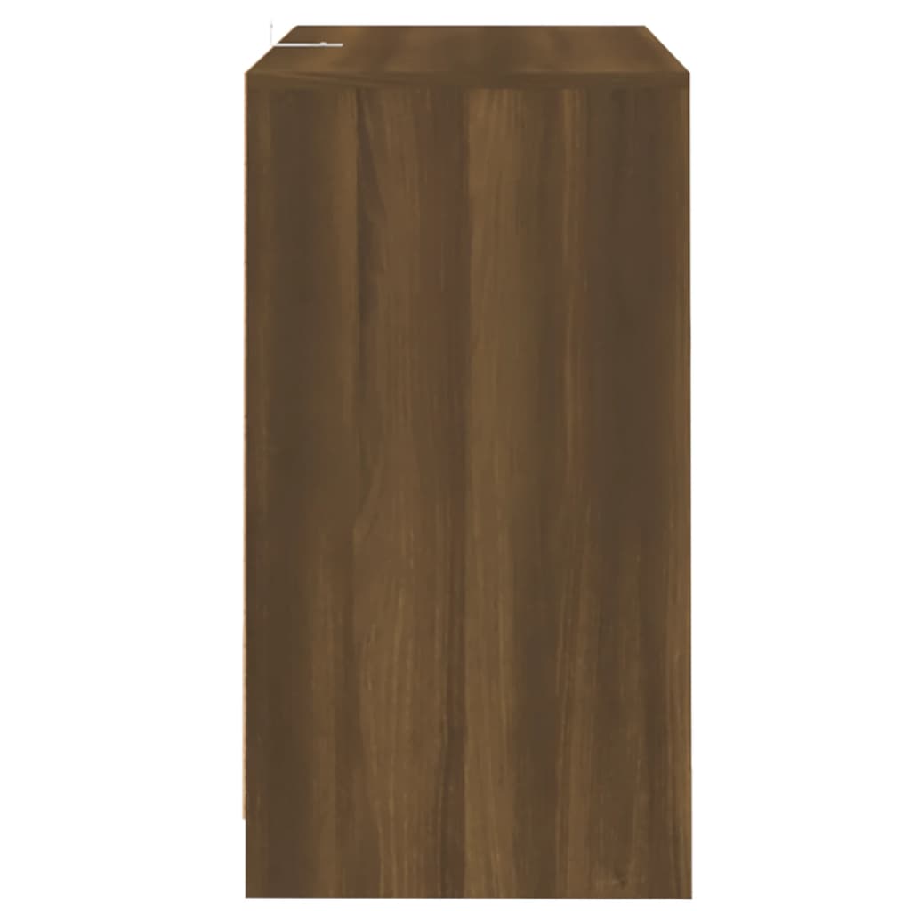 Sideboard Braun Eichen-Optik 70x41x75 cm Holzwerkstoff