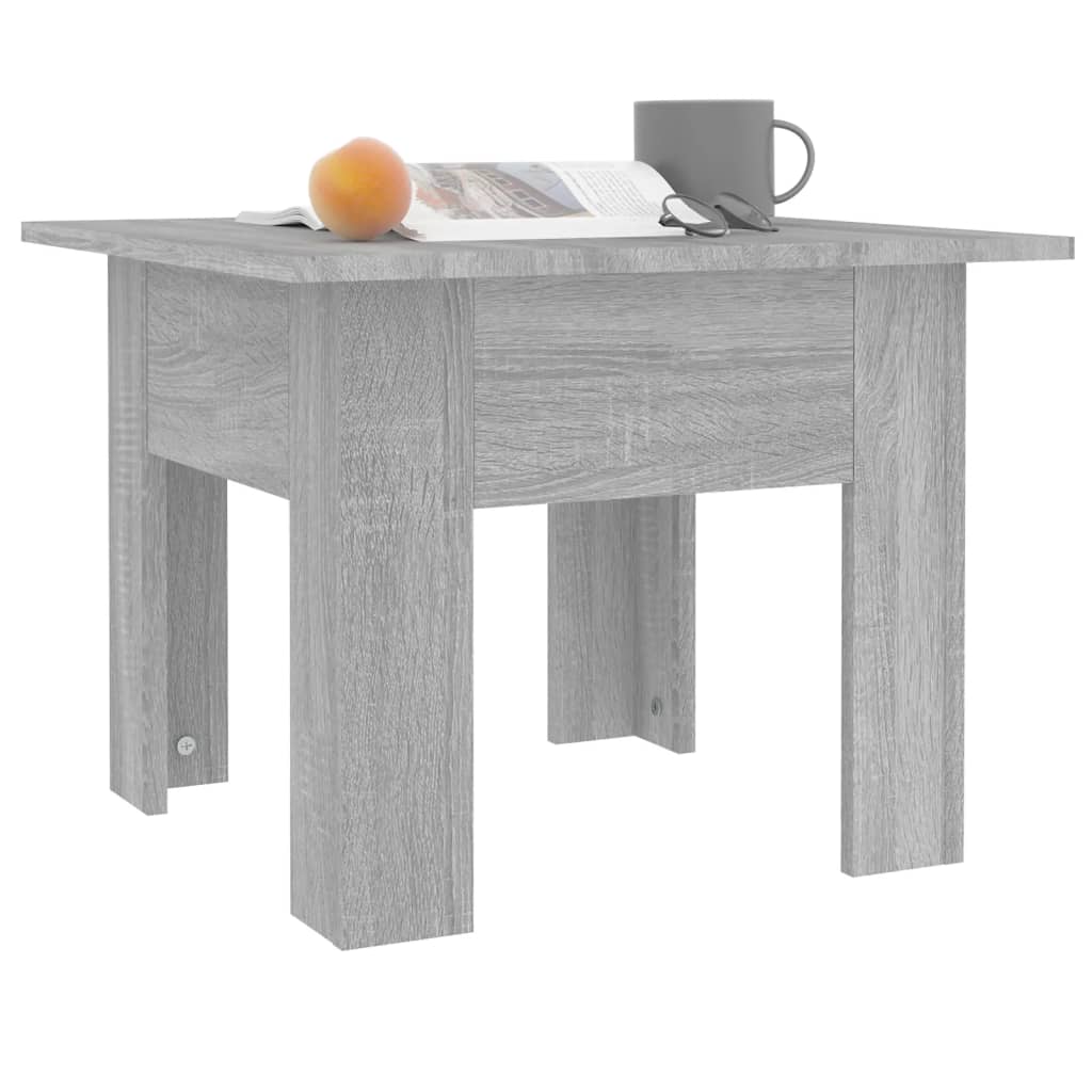Couchtisch Grau Sonoma 55x55x42 cm Holzwerkstoff