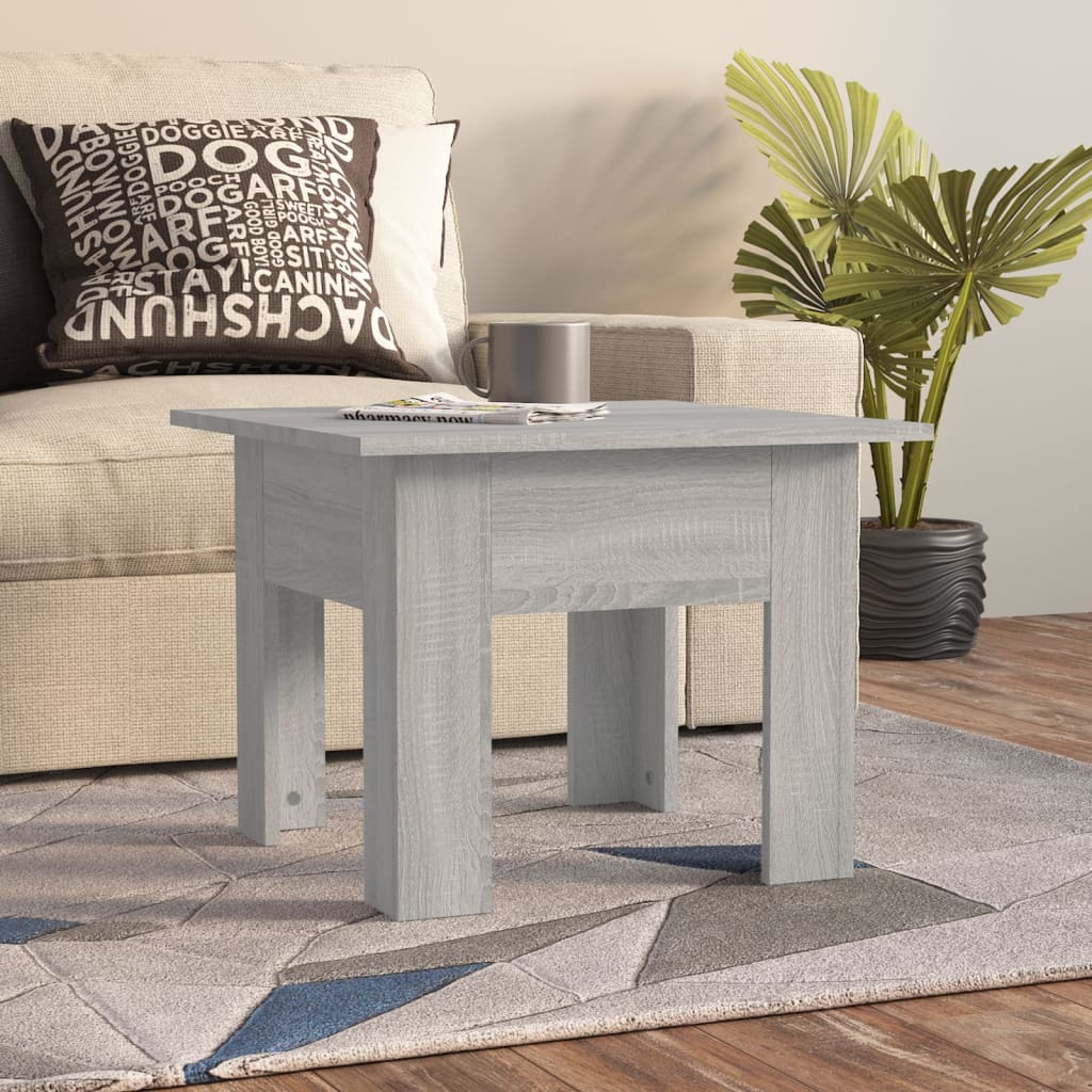 Couchtisch Grau Sonoma 55x55x42 cm Holzwerkstoff