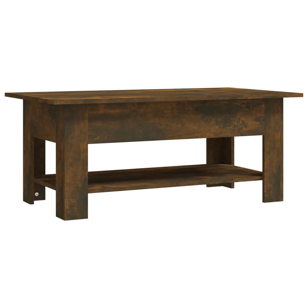 Sofabord røget eg 102x55x42 cm træmateriale