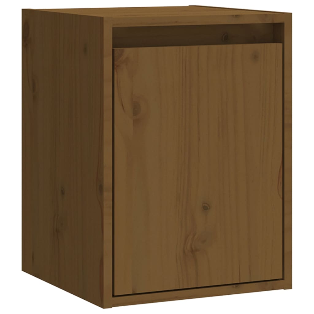 Overskab Honningbrun 30x30x40 cm Massiv Fyr