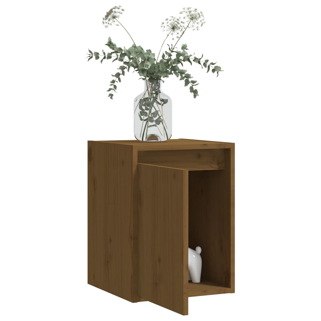Overskab Honningbrun 30x30x40 cm Massiv Fyr