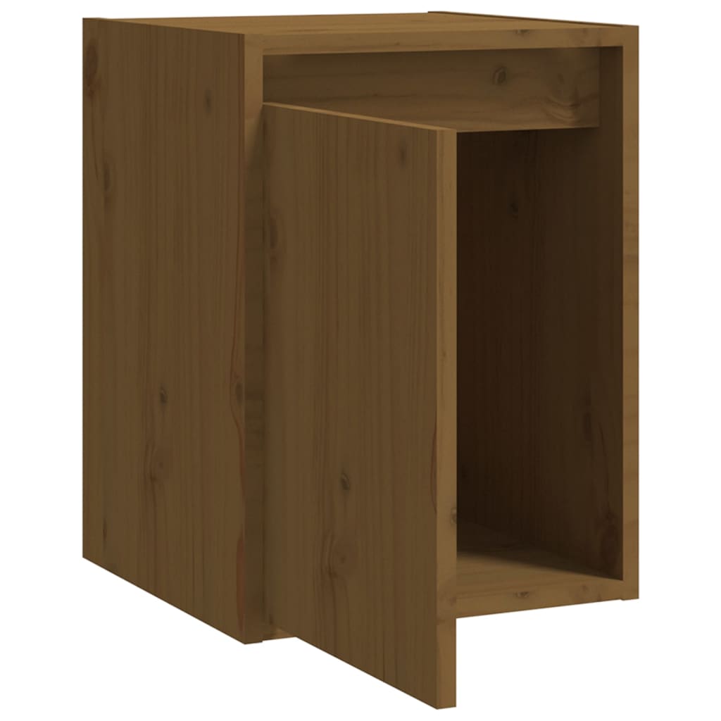Overskab Honningbrun 30x30x40 cm Massiv Fyr