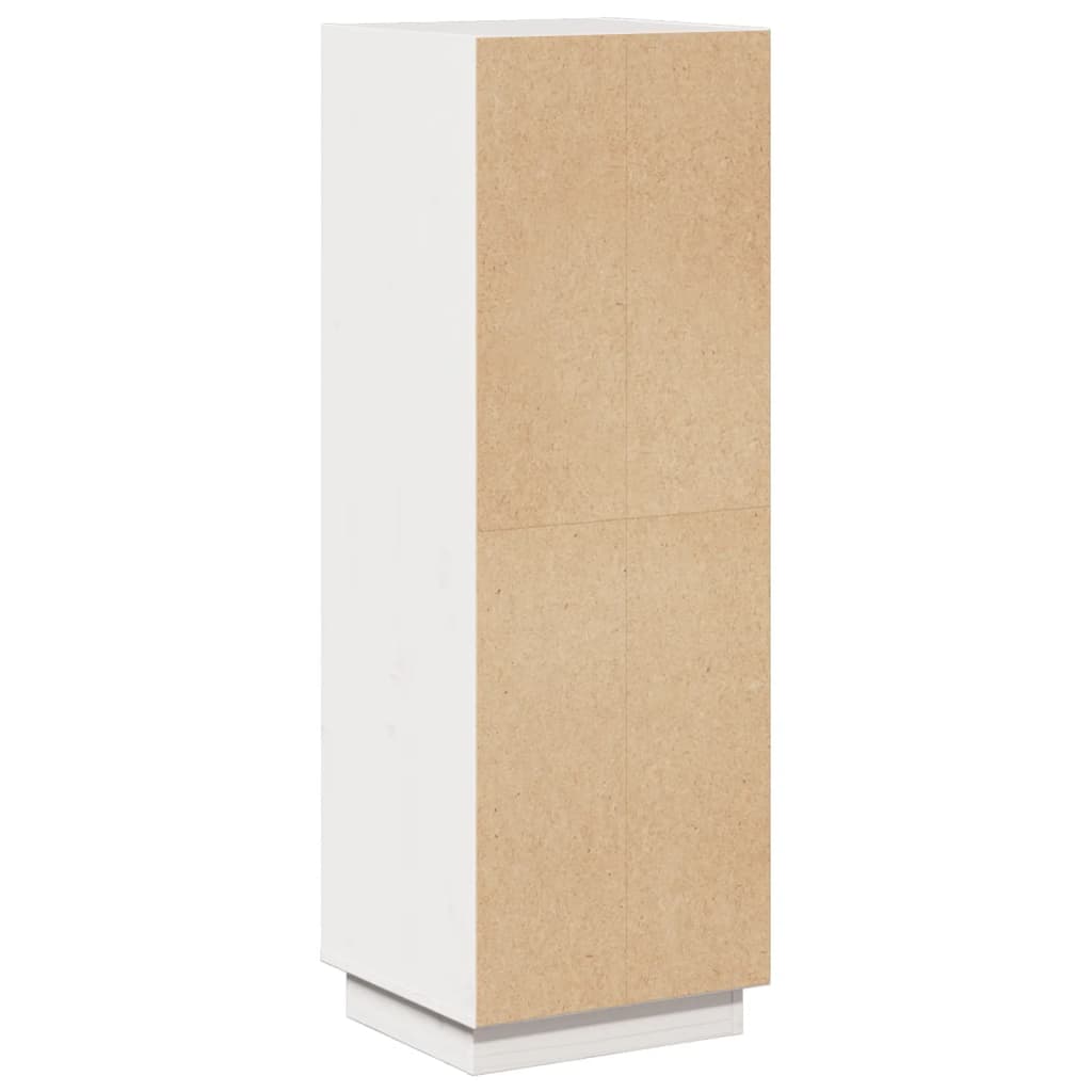 Highboard Hvid 37x34x110 cm Massiv Fyr