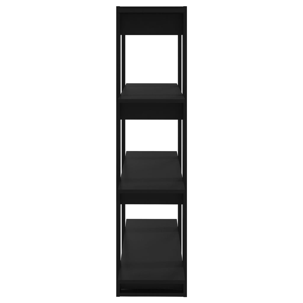 Bogreol/rumdeler Sort 100x30x123,5 cm