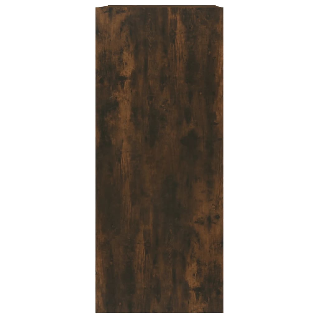 Bogreol/rumdeler Røget eg 40x30x72 cm
