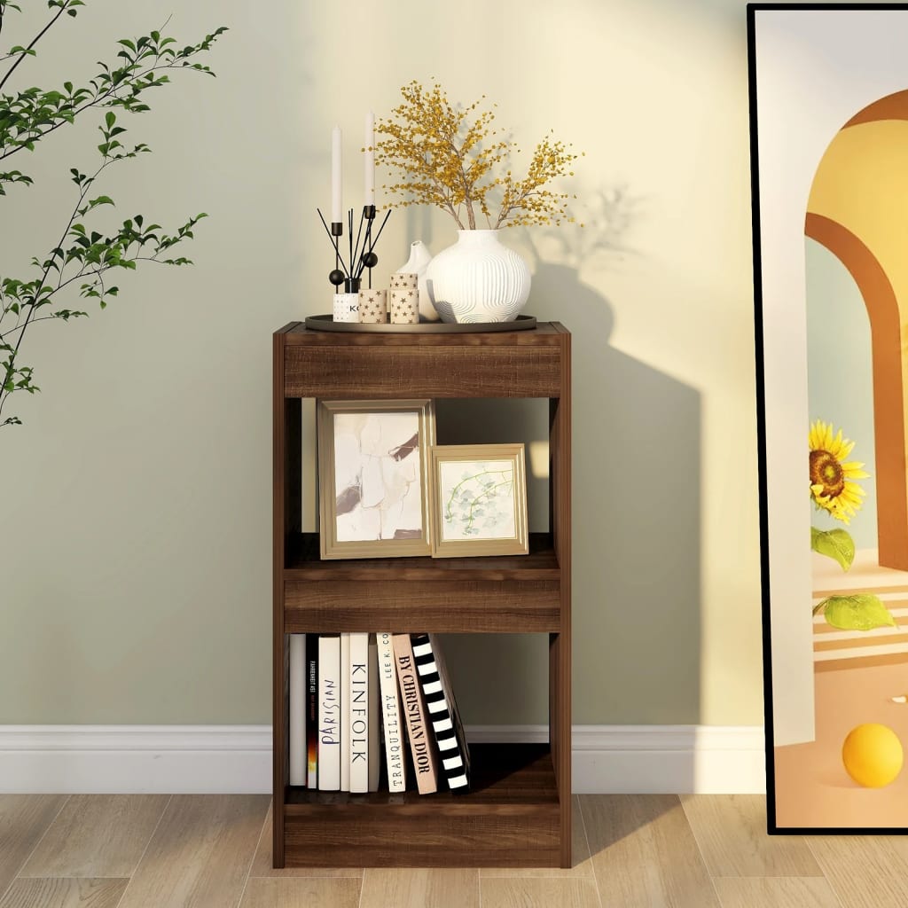Bogreol/Rumdeler Brun Eg Look 40x30x72 cm