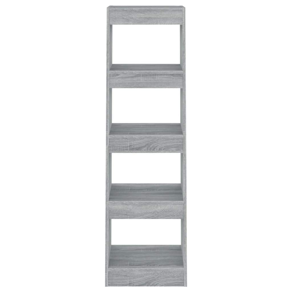 Bücherregal/Raumteiler Grau Sonoma 40x30x135 cm