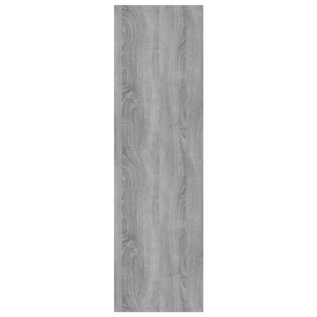 Bogreol/rumdeler Grå Sonoma 60x30x103 cm Træmateriale