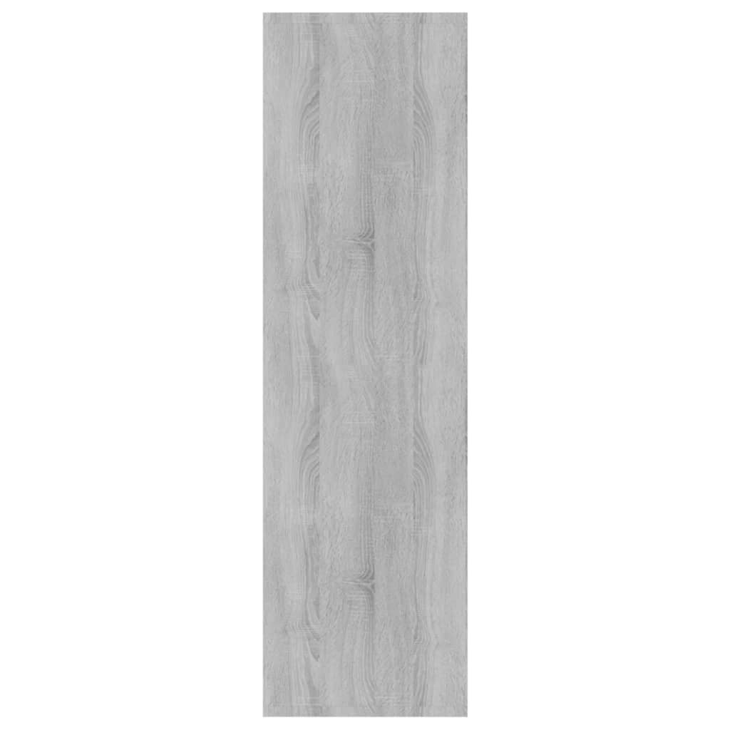 Bogreol/rumdeler Grå Sonoma 80x30x103 cm Træmateriale