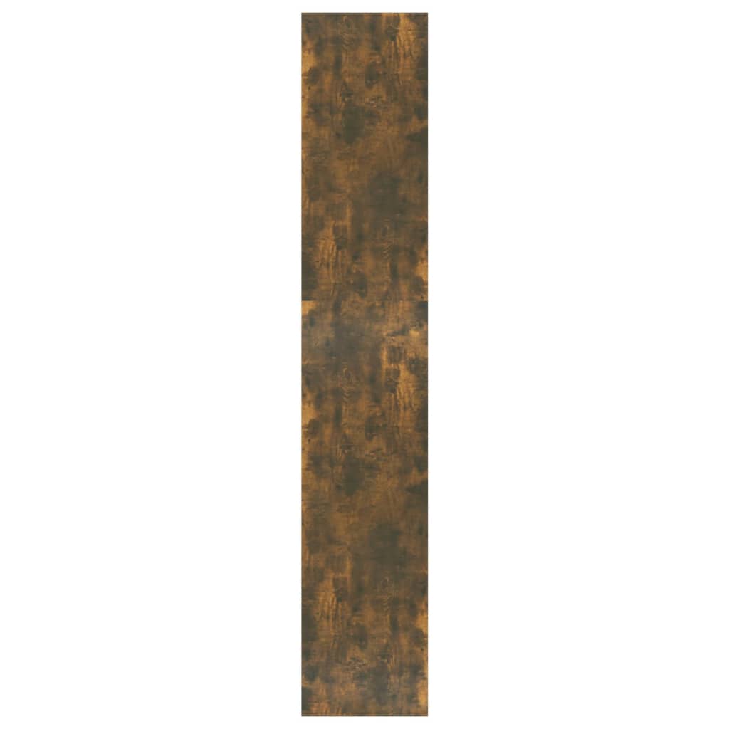 Bogreol/rumdeler Røget eg 80x30x166 cm Træmateriale