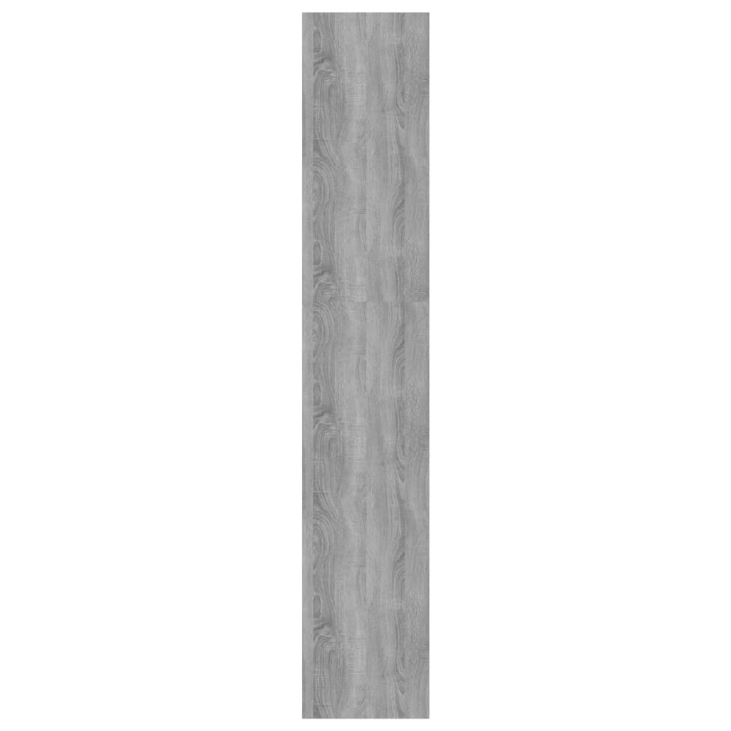 Bogreol/rumdeler Grå Sonoma 80x30x166 cm Træmateriale