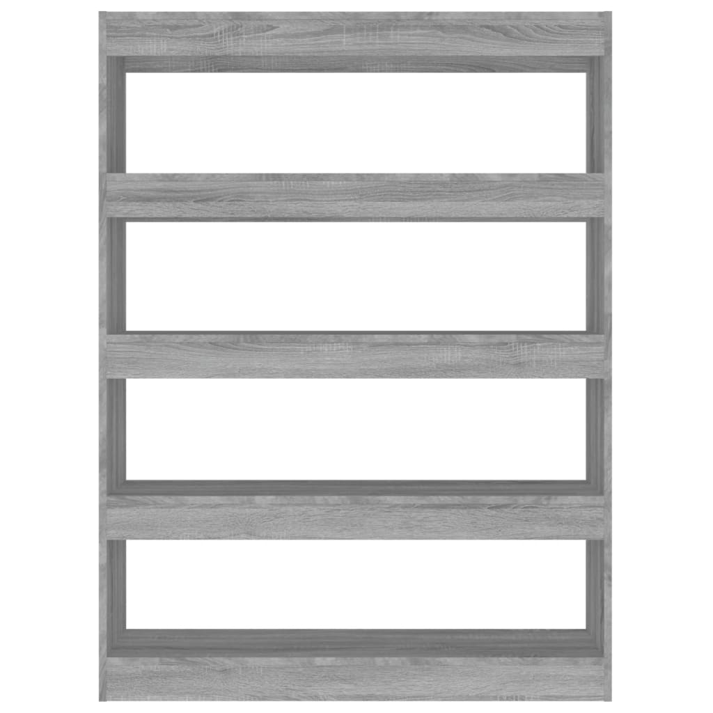 Bücherregal/Raumteiler Grau Sonoma 100x30x135 cm