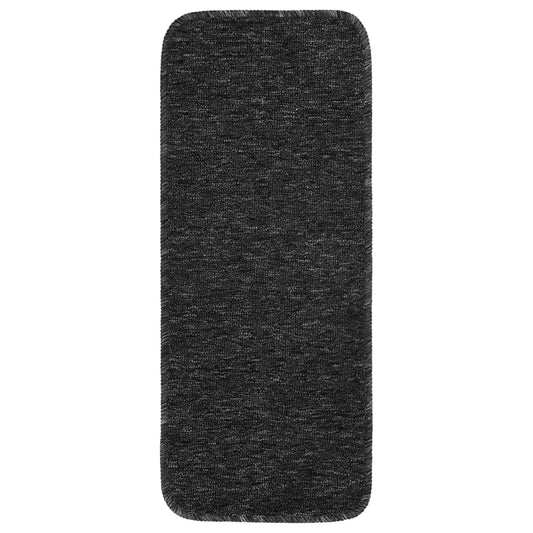 Antirutsch Stufenmatten 15 Stk. 60x25 cm Anthrazit Rechteckig