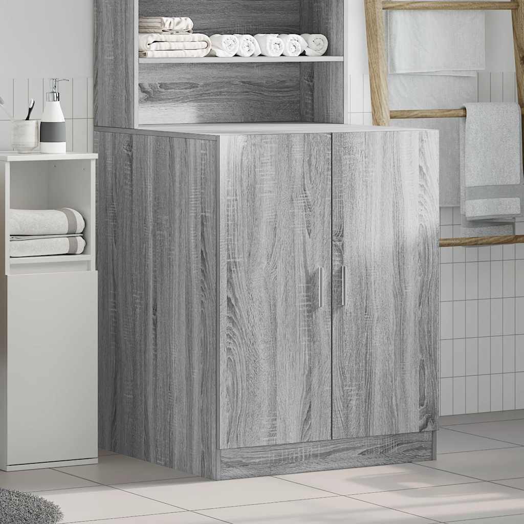 Waschmaschinenschrank Grau Sonoma 71x71,5x91,5 cm