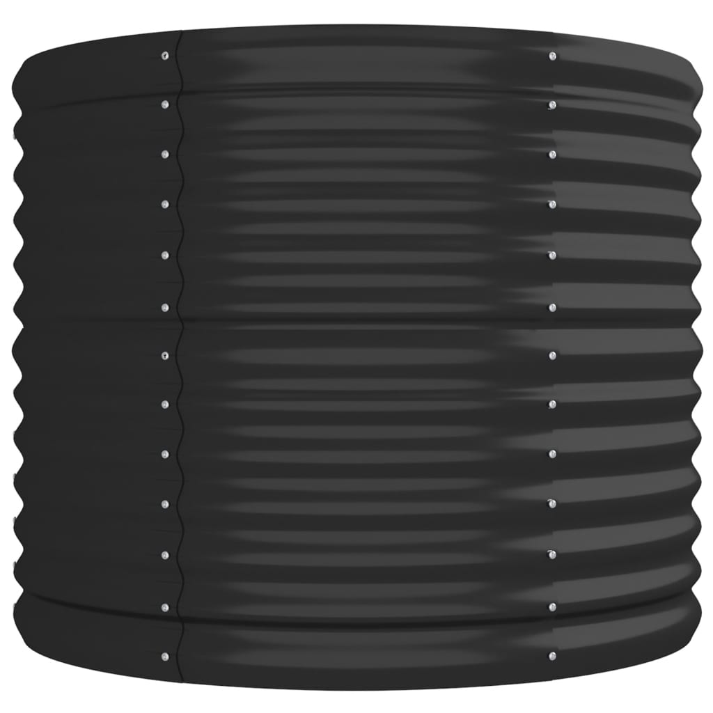 Hochbeet Verzinkter Stahl 296x80x68 cm Anthrazit