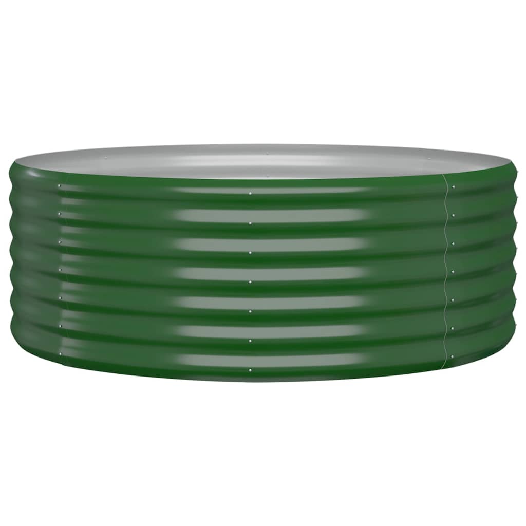 Hochbeet Verzinkter Stahl 100x100x36 cm Grün