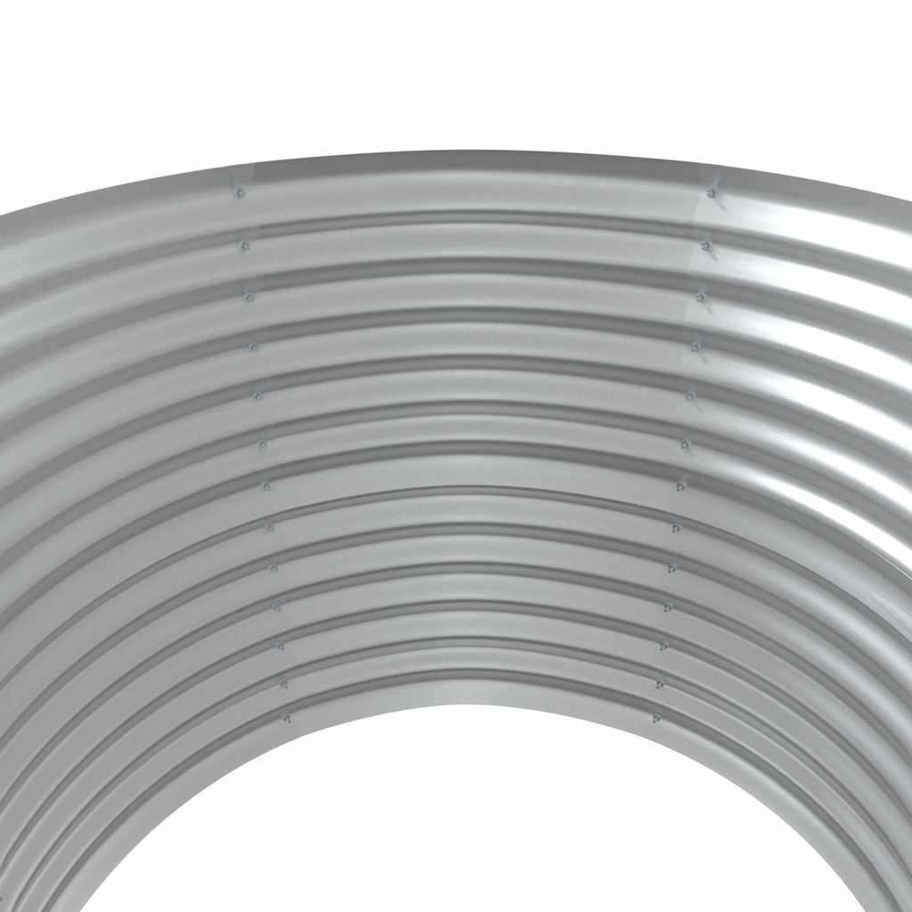 Hochbeet Verzinkter Stahl 100x100x68 cm Grau