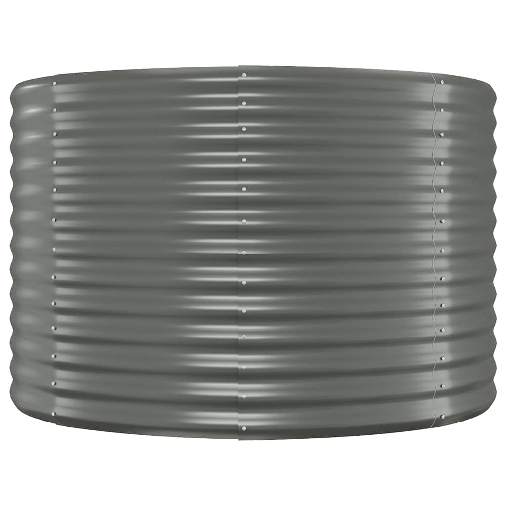 Hochbeet Verzinkter Stahl 322x100x68 cm Grau