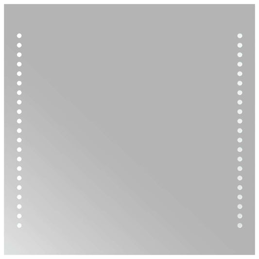 LED-Badspiegel 40x40 cm