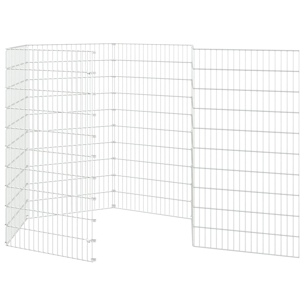 Freilaufgehege 6-teilig 54x100 cm Verzinktes Eisen