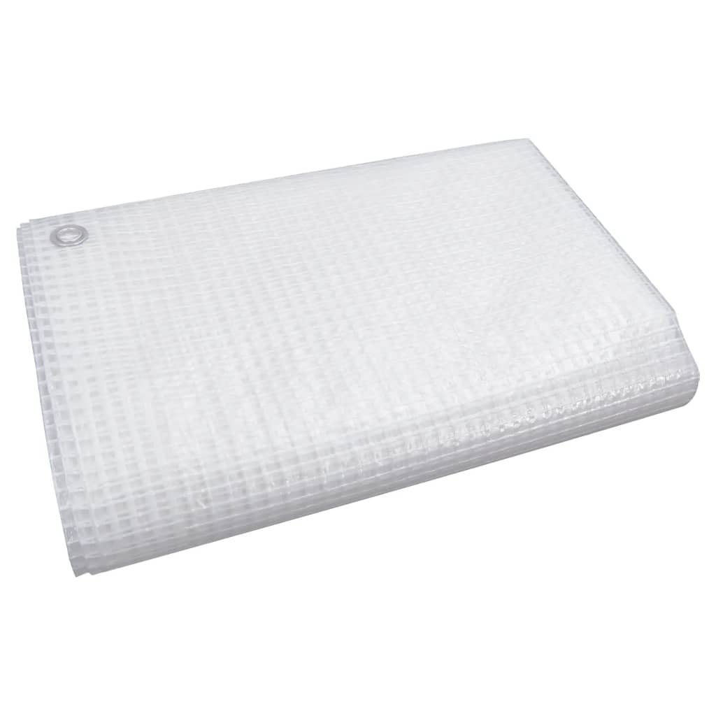 Leno presenning 140 g/m² 8x8 m hvid