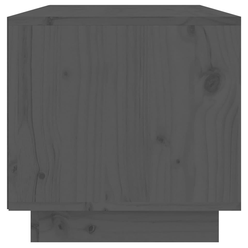TV-skab Grå 60x35x35 cm Massiv Fyr