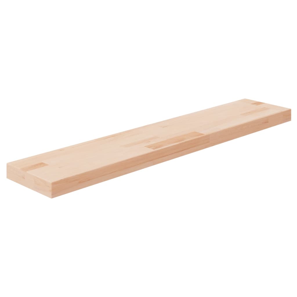 Hylde 100x20x4 cm Ubehandlet massivt egetræ